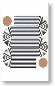 Tablou canvas ABSTRACT LINE 001 - 40x70 cm