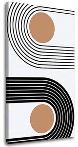 Tablou canvas ABSTRACT LINE 002 - 40x70 cm