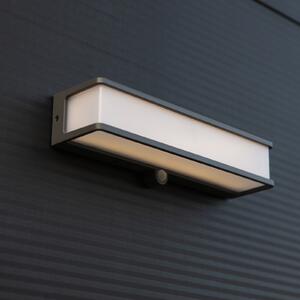 LED solar de perete Doblo cu senzor, lățime 35cm