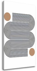 Tablou canvas ABSTRACT LINE 001 - 40x70 cm
