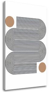 Tablou canvas ABSTRACT LINE 001 - 40x70 cm