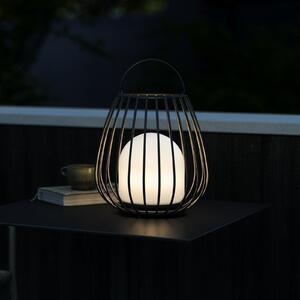 Nordlux Lampă de masă cu LED Jim To-Go, pentru exterior, negru, reglabil, Negru, Metal, Modern