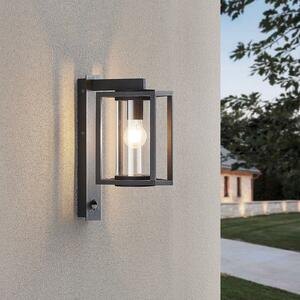 Lucande lampă de perete de exterior Ferda, set de 2, antracit senzor IP44