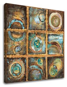 Tablou canvas ABSTRACT 1 parte XOBCHAB004 - 50x50 cm