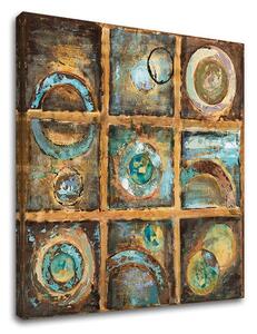 Tablou canvas ABSTRACT 1 parte XOBCHAB004 - 50x50 cm