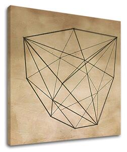 Tablou canvas ABSTRACT 1 parte XOBCHART001E1 - 50x50 cm
