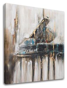 Tablou canvas ABSTRACT 1 parte XOBCHIN034 - 50x50 cm