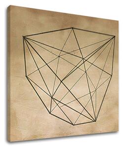 Tablou canvas ABSTRACT 1 parte XOBCHART001E1 - 70x70 cm