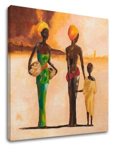 Tablou canvas AFRICAN WOMEN 1 buc - 50x50 cm