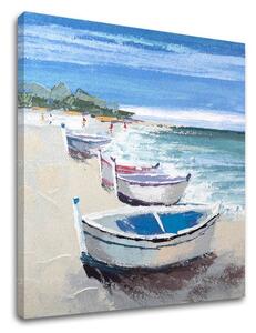Tablou canvas BOARDS IN THE TOWER 1 buc - 50x50 cm
