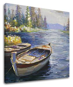 Tablou canvas BOAT IN THE TOWER 1 buc - 50x50 cm