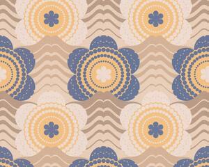 Tapet vlies pentru perete retro chic 39539-2