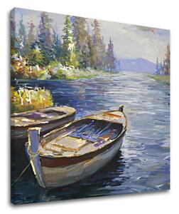 Tablou canvas BOAT IN THE TOWER 1 buc - 50x50 cm