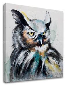 Tablou canvas Bufnita 1 parte - 50x50 cm