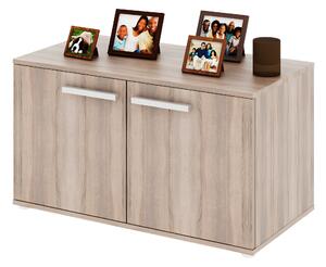 KONDELA Dulap mic cu 2-uşi, DTD laminat, stejar sonoma, DUNAJ TIPUL7
