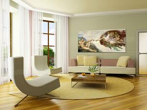 Tablou canvas CREATIA lui ADAM - Michelangelo REP164