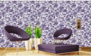 Tapet vlies de lux plante abstracte violet