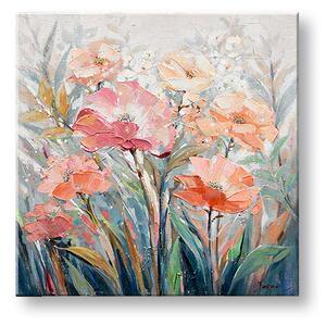 Tablou canvas FLORAL GARDEN 1 parte - 50x50 cm