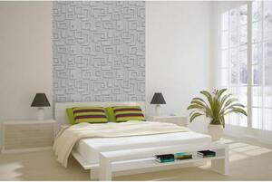 Tapet vlies de lux forme geometrice retro gri
