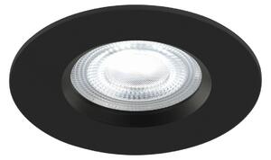 Nordlux Lampă încastrată LED Don Smart, set 3x, negru, reglabil, Negru, Baie, Plastic, Plafon încastrat