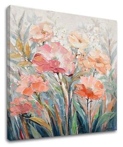 Tablou canvas FLORAL GARDEN 1 parte - 50x50 cm
