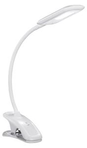 Aluminor Mika Prince lampă LED clemă stedim, alb, reglabil, Alb, Studiu / Birou, Metal, Modern