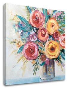 Tablou canvas FLORI 1 parte XOBCHFL038 - 50x50 cm