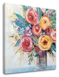 Tablou canvas FLORI 1 parte XOBCHFL038 - 50x50 cm