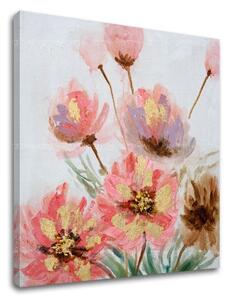 Tablou canvas FLORI 1 parte - 50x50 cm