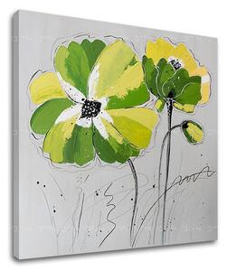 Tablou canvas FLORI 1 parte - 40x40 cm