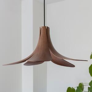 UMAGE lampă susp Jazz dark oak suspendare negru, reglabil, Lemn, Camera de zi / sufragerie, Lemn, Scandinavă