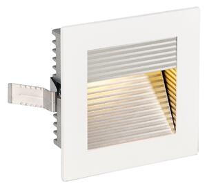 SLV Lampă de încastrat LED Frame Curve 3.000K alb, Alb, Hol, Metal, Modern, Luminile încastrate unghiulare