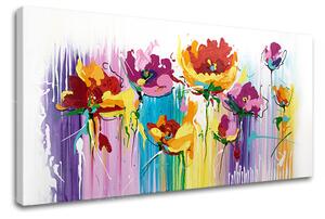 Tablou canvas FLORI 1 parte - 60x30 cm