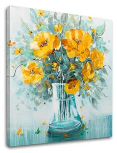 Tablou canvas FLORI IN THE VASE 1 parte - 50x50 cm