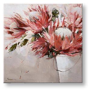 Tablou canvas FLORI IN THE VASE 1 parte - 50x50 cm