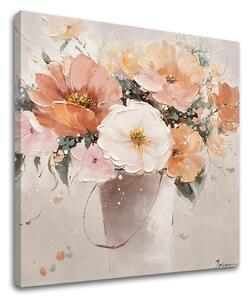 Tablou canvas FLORI IN THE VASE 1 parte - 50x50 cm