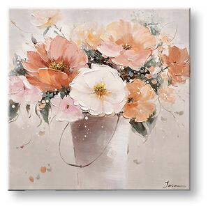 Tablou canvas FLORI IN THE VASE 1 parte - 50x50 cm