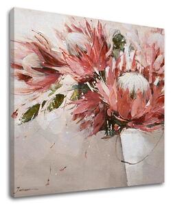 Tablou canvas FLORI IN THE VASE 1 parte - 50x50 cm