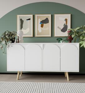 Venezia komód, fehér, 150 cm