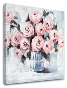 Tablou canvas FLORI IN THE VASE 1 parte - 50x50 cm