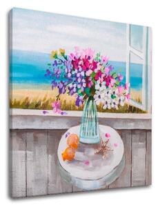 Tablou canvas FLORI IN THE VASE 1 parte - 50x50 cm