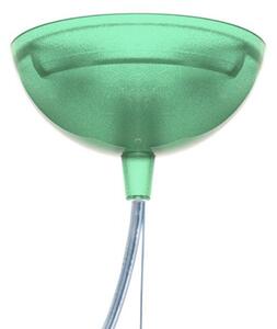 Kartell Small FL/Y lampă susp. LED verde-salvie, Verde, Camera de zi / sufragerie, Plastic, Design