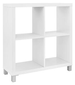 KONDELA Dulap biblioraft, alb, TOFI 2 NEW