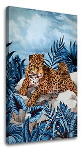 Tablou canvas GEPARD ON GLASS 001 - 40x60 cm
