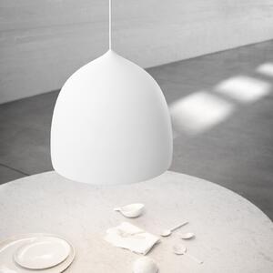 FRITZ HANSEN Suspence P2 lampă susp. Ø 38,5cm, alb, reglabil, Alb, Camera de zi / sufragerie, Metal, Design