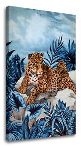 Tablou canvas GEPARD ON GLASS 001 - 40x60 cm