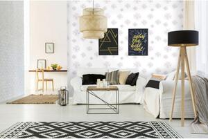 Tapet vlies de lux flori minimaliste roz