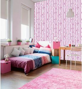 Tapet vlies de lux cai roz