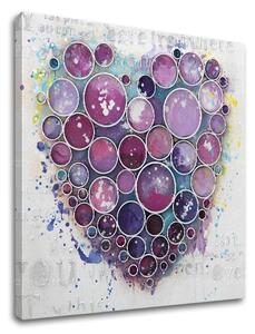 Tablou canvas HEART 1 parte - 50x50 cm