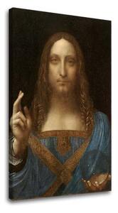 Tablou canvas Leonardo da Vinci - Salvator Mundi - 40x60 cm